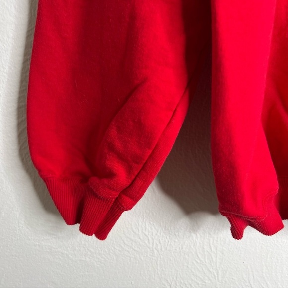 Vintage Disney Cast Member Fantasia Red Sweatshirt Pullover Cotton Blend Size L - Picture 7 of 14